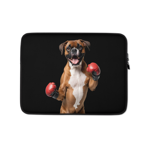 Boxer Boxing Black Laptop Sleeve