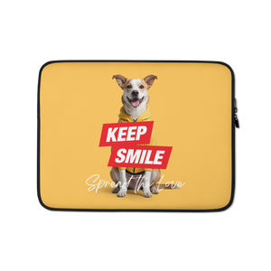 Good Boy Yellow Laptop Sleeve