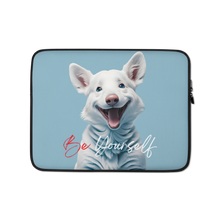 Cute Dog Be Yourself Laptop Sleeve