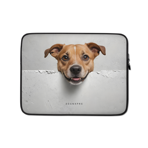 Smile Dog Peep Laptop Sleeve