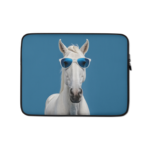 Cool Blue Horse Laptop Sleeve