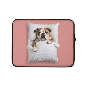 Sleeping Bulldog Laptop Sleeve