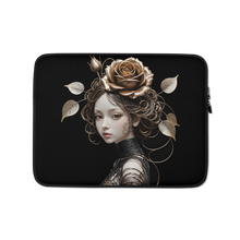 Lady Rose Copper Wire Art Laptop Sleeve