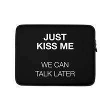 Just Kiss Me (Funny) Laptop Sleeve