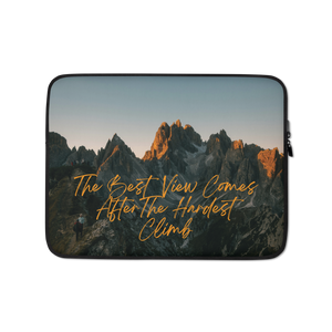 The Best View Comes Laptop Sleeve