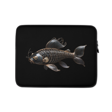 Minimalism Copperplate Art Fish Laptop Sleeve