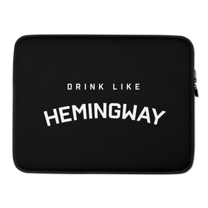 Drink Like Hemingway Laptop Sleeve