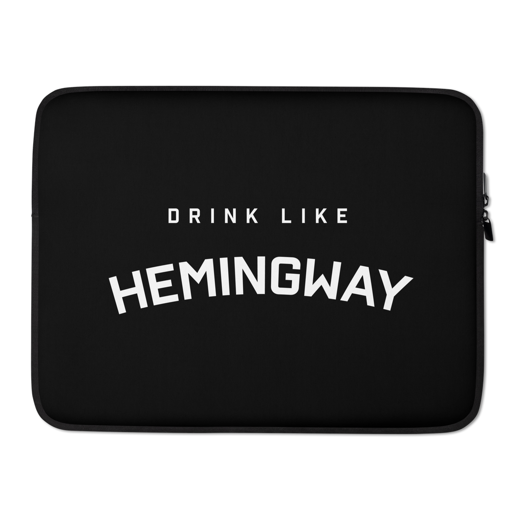 Drink Like Hemingway Laptop Sleeve