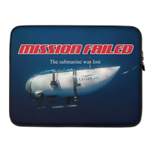 Ocean Gate Mission Failed Laptop Sleeve
