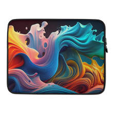 Colorful Swirl Background Laptop Sleeve