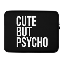 15″ Cute But Psycho Black Laptop Sleeve by Design Express