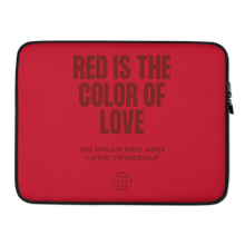 Red is the color of love Laptop Sleeve