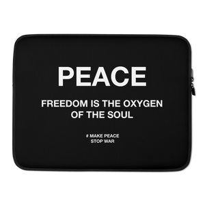 Freedom is the oxygen of the soul Laptop Sleeve