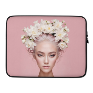 Pink Female Art Laptop Sleeve