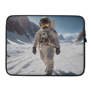 Astronaut Snow Laptop Sleeve