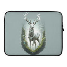 Green White Deer Laptop Sleeve