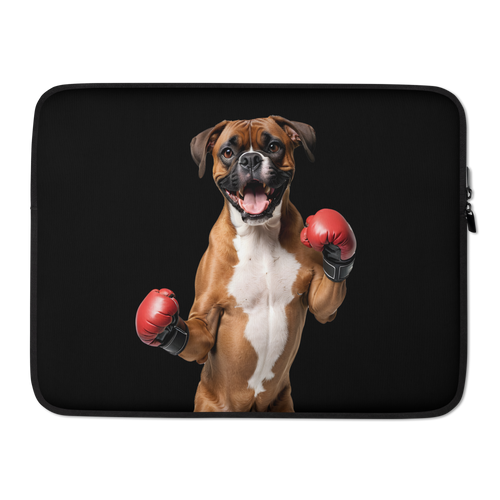 Boxer Boxing Black Laptop Sleeve