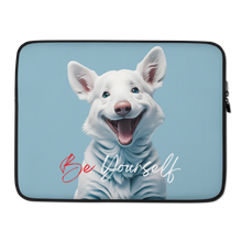 Cute Dog Be Yourself Laptop Sleeve