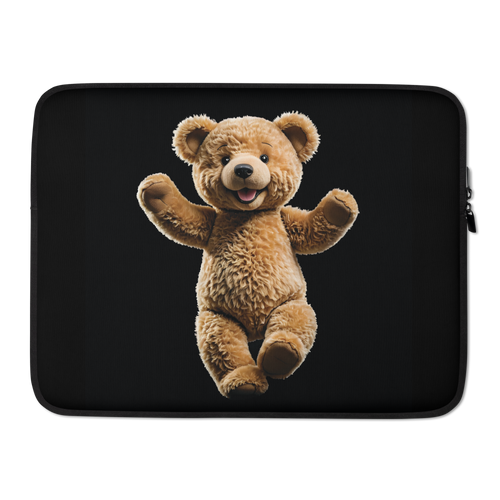 Happy Teddy Bear Laptop Sleeve