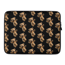 Happy Teddy Bear Pattern Laptop Sleeve