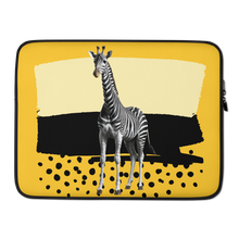 Giraffe Zebra Skin Laptop Sleeve