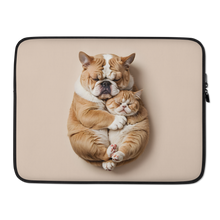 Cute Baby Cat and Dog Sleep Laptop Sleeve