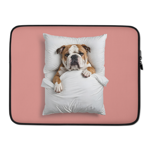 Sleeping Bulldog Laptop Sleeve