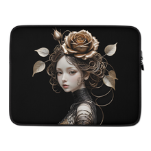 Lady Rose Copper Wire Art Laptop Sleeve