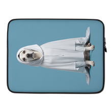 Dog in Ghost Costume Laptop Sleeve