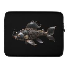 Minimalism Copperplate Art Fish Laptop Sleeve