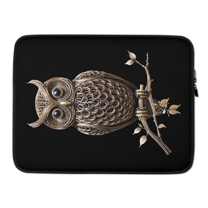 Owl Copper Art Laptop Sleeve