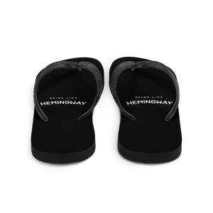 Drink Like Hemingway Flip Flops