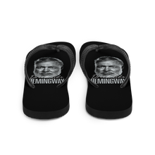 Drink Like Hemingway Portrait Flip Flops