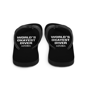 World's Okayest Diver Flip Flops