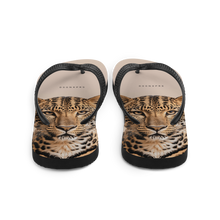 Leopard Potrait Flip Flops