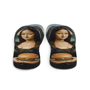 Monalisa Burger Flip Flops