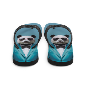 Funky Panda Flip Flops