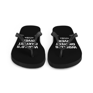 World's Okayest Diver Flip Flops