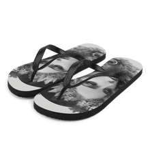 Grayscale Gaia Flip Flops