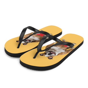 Bulldog X-Tape Yellow Flip Flops