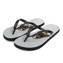 Cool Smiling Sloth Flip Flops