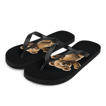 Happy Teddy Bear Flip Flops