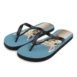 Funky Lamma Flip Flops