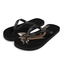 Copper Fish Art Flip Flops