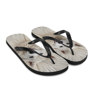 Siberian Husky Flip Flops