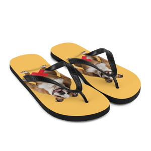 Bulldog X-Tape Yellow Flip Flops