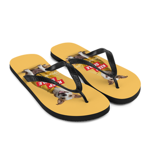 Good Boy Yellow Flip Flops