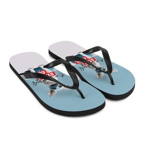 Be Yourself & Stay Cool Flip Flops