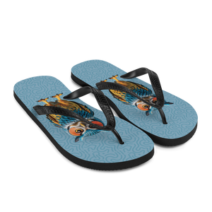 Blue Owl Flip Flops