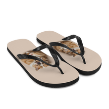 Cute Baby Cat and Dog Sleep Flip Flops